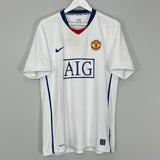 Shop 2008/09 MANCHESTER UNITED RONALDO #7 AWAY SHIRT (XL) NIKE, classic football shirts, vintage football shirts & retro soccer jerseys at Cult Kits