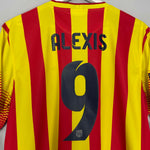 Shop 2013/15 BARCELONA ALEXIS #9 *BNWT* AWAY SHIRT (L) NIKE, classic football shirts, vintage football shirts & retro soccer jerseys at Cult Kits