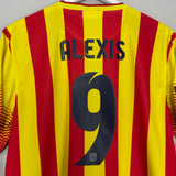 Shop 2013/15 BARCELONA ALEXIS #9 *BNWT* AWAY SHIRT (L) NIKE, classic football shirts, vintage football shirts & retro soccer jerseys at Cult Kits
