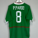 Shop 2003/04 MEXICO P.PARDO #8 HOME SHIRT (L) NIKE, classic football shirts, vintage football shirts & retro soccer jerseys at Cult Kits