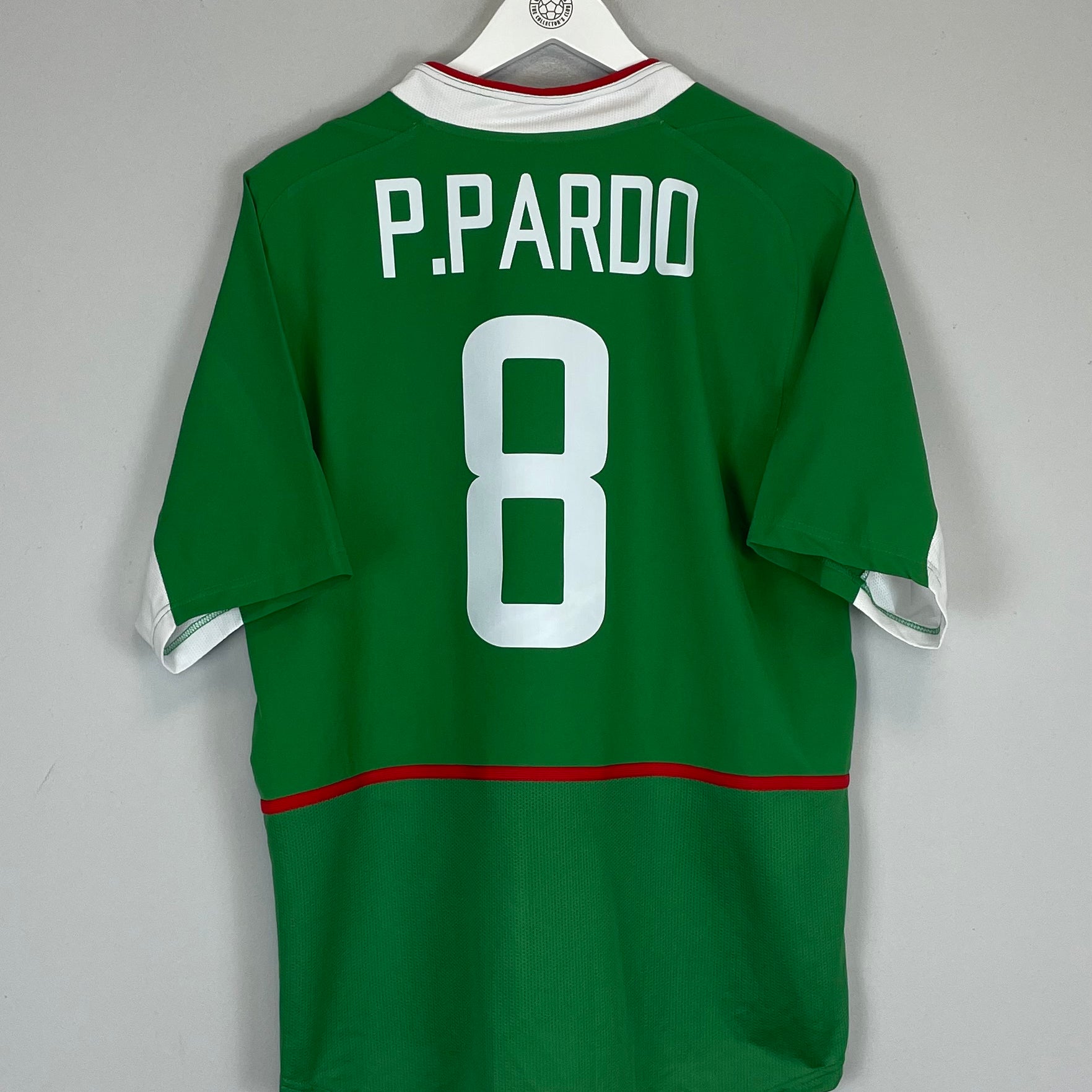 Shop 2003/04 MEXICO P.PARDO #8 HOME SHIRT (L) NIKE, classic football shirts, vintage football shirts & retro soccer jerseys at Cult Kits