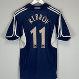 2000/01 TOTTENHAM REBROV #11 AWAY SHIRT (S) ADIDAS