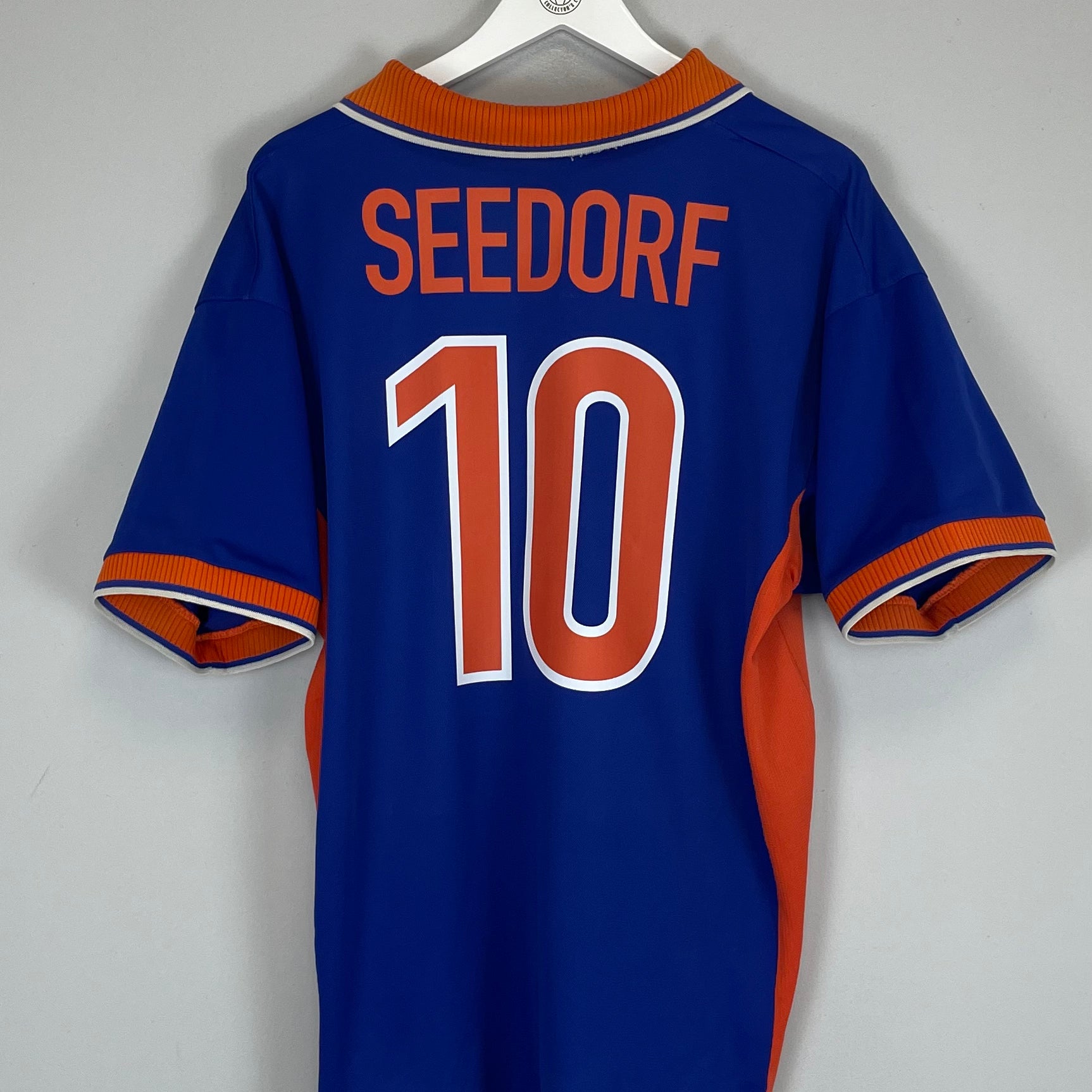 Shop 1997/98 NETHERLANDS SEEDORF #10 AWAY SHIRT (XL) NIKE, classic football shirts, vintage football shirts & retro soccer jerseys at Cult Kits