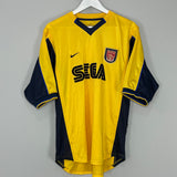 Shop 1999/01 ARSENAL AWAY SHIRT (L) NIKE, classic football shirts, vintage football shirts & retro soccer jerseys at Cult Kits