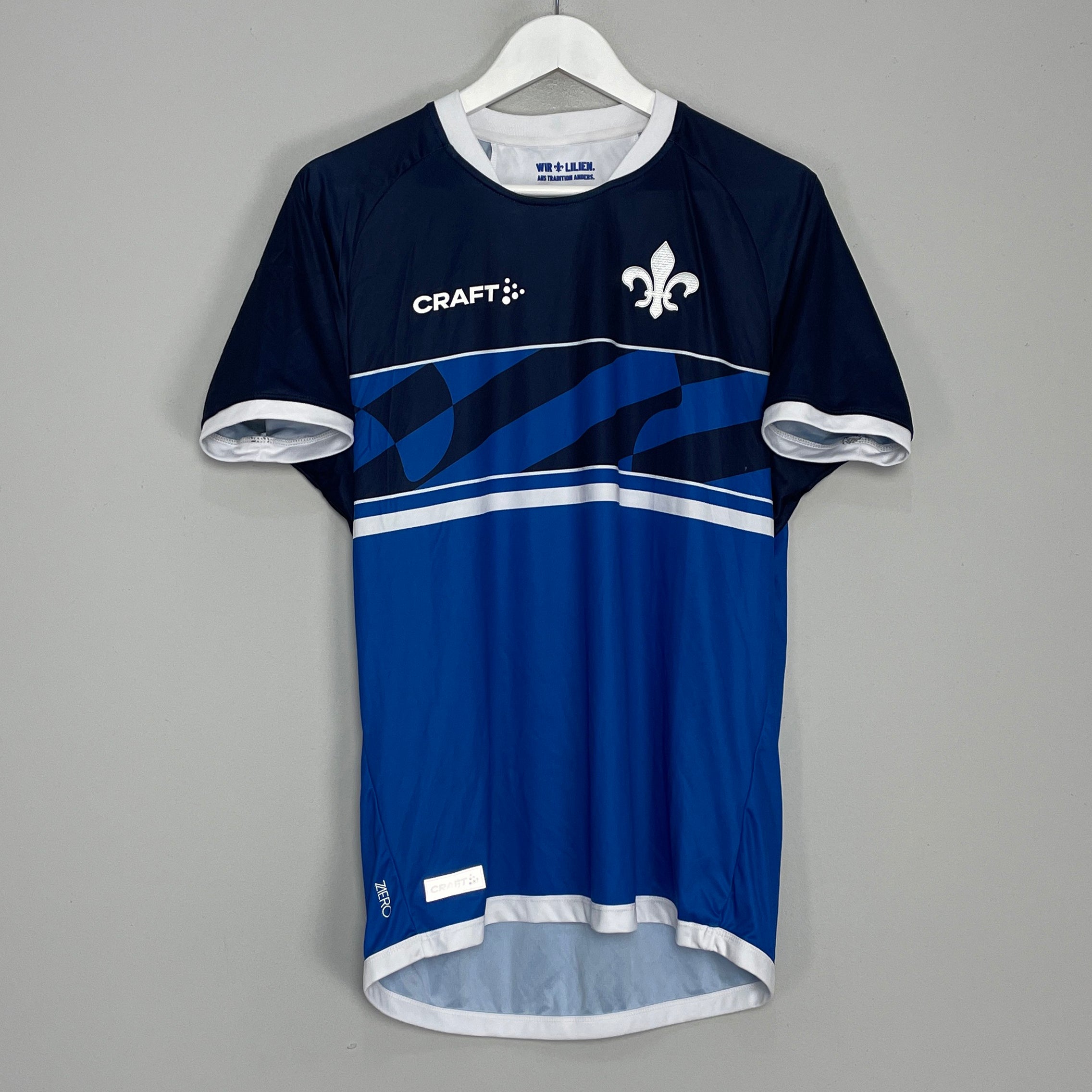 Shop 2022/23 DARMSTADT HOME SHIRT (M) CRAFT, classic football shirts, vintage football shirts & retro soccer jerseys at Cult Kits
