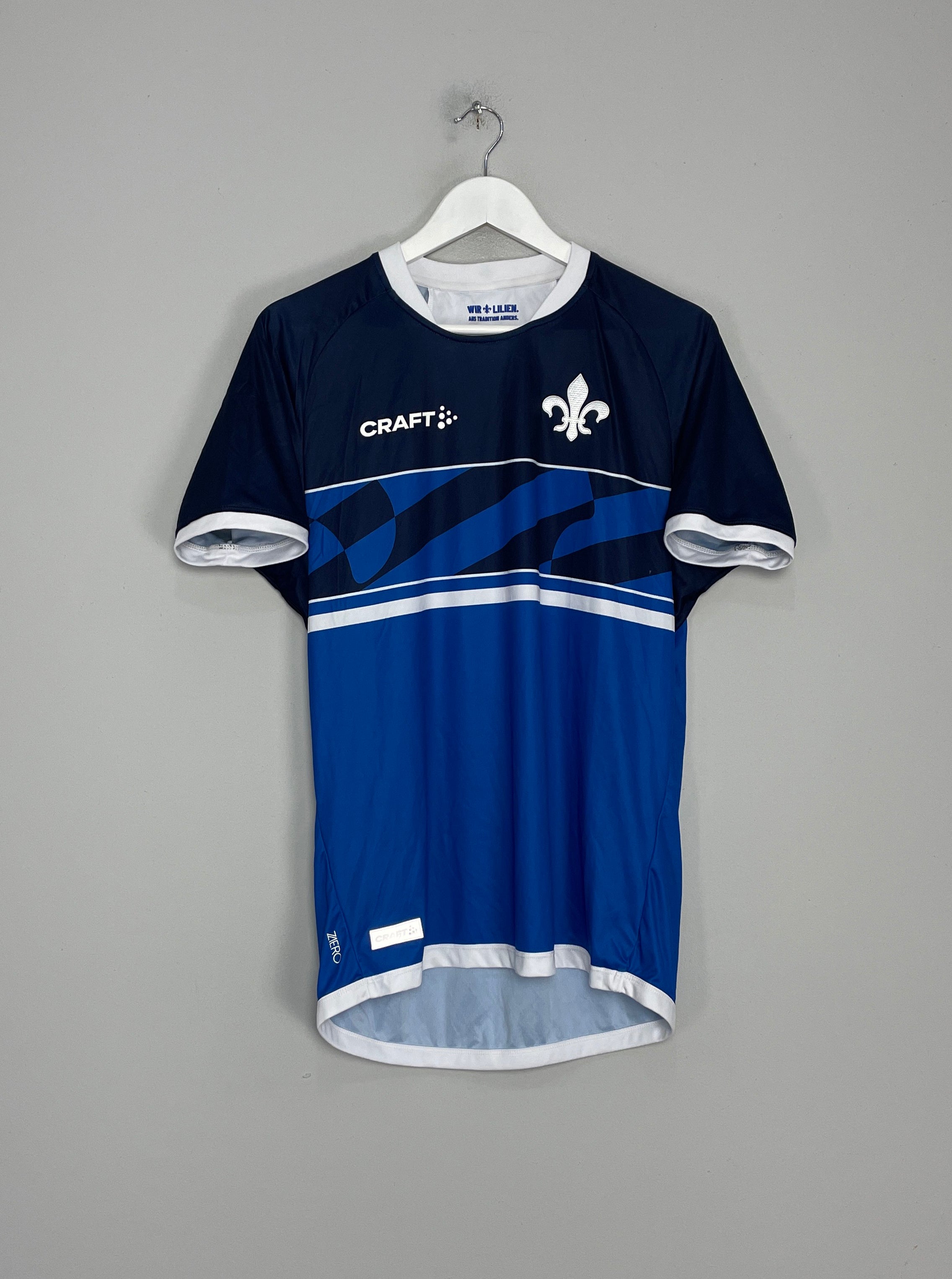 Shop 2022/23 DARMSTADT HOME SHIRT (M) CRAFT, classic football shirts, vintage football shirts & retro soccer jerseys at Cult Kits