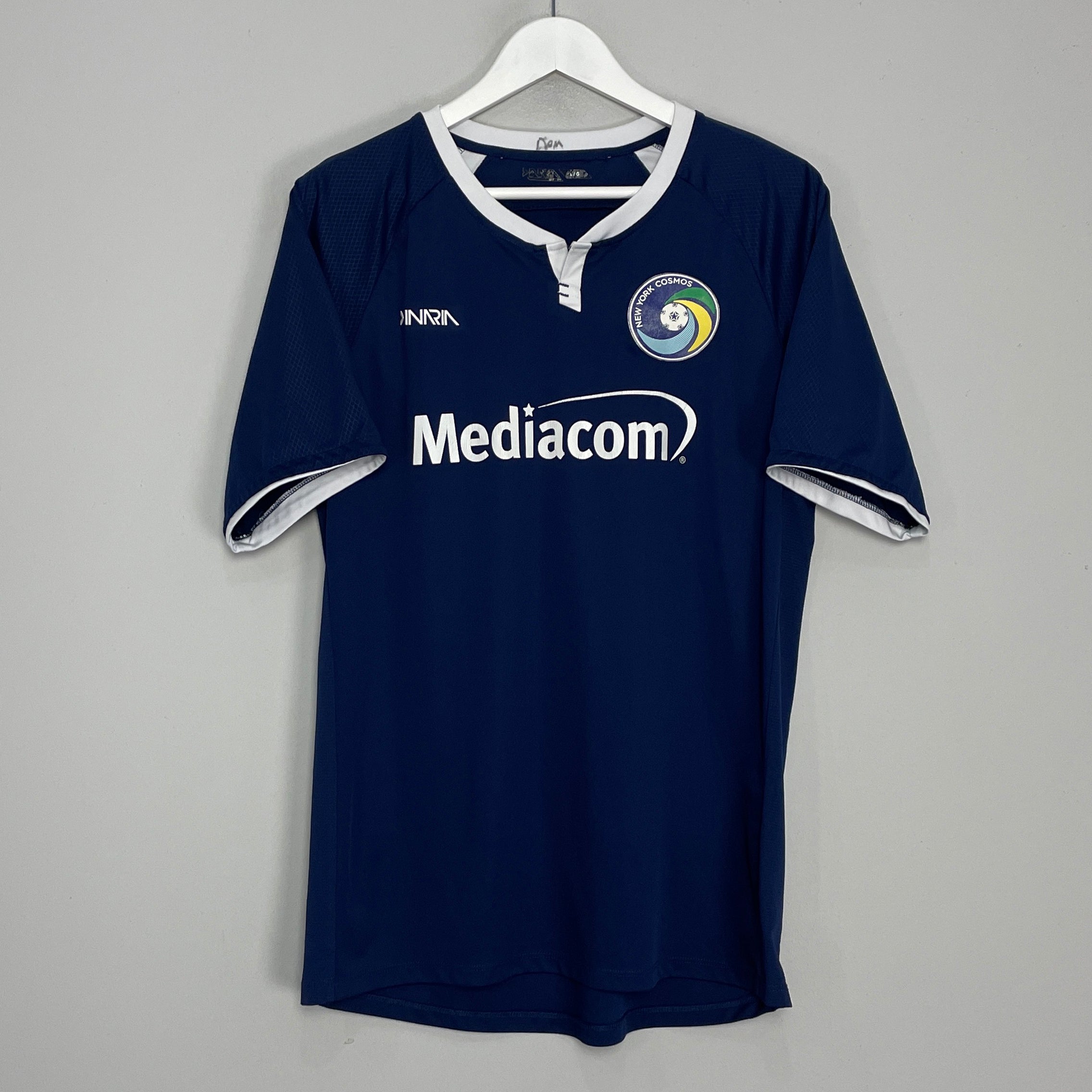 Shop 2019/20 NEW YORK COSMOS HOME SHIRT (L) INRIA, classic football shirts, vintage football shirts & retro soccer jerseys at Cult Kits