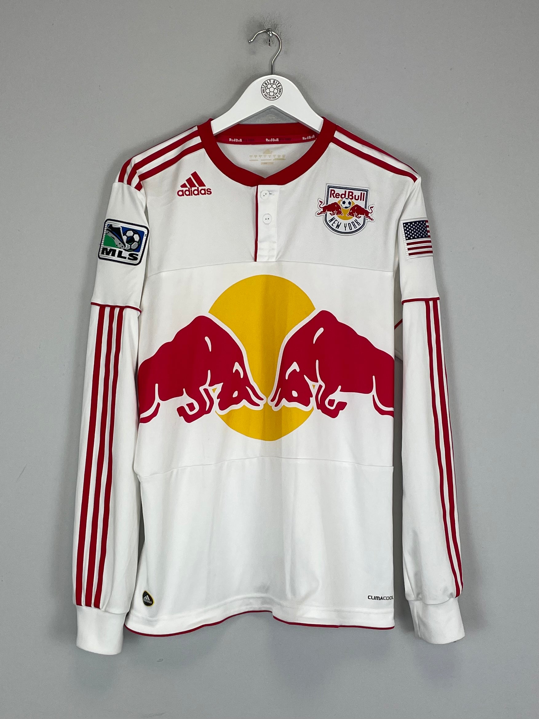 Shop 2010/11 NEW YORK RED BULLS HENRY #14 *PLAYER ISSUE* L/S HOME SHIRT (L) ADIDAS, classic football shirts, vintage football shirts & retro soccer jerseys at Cult Kits