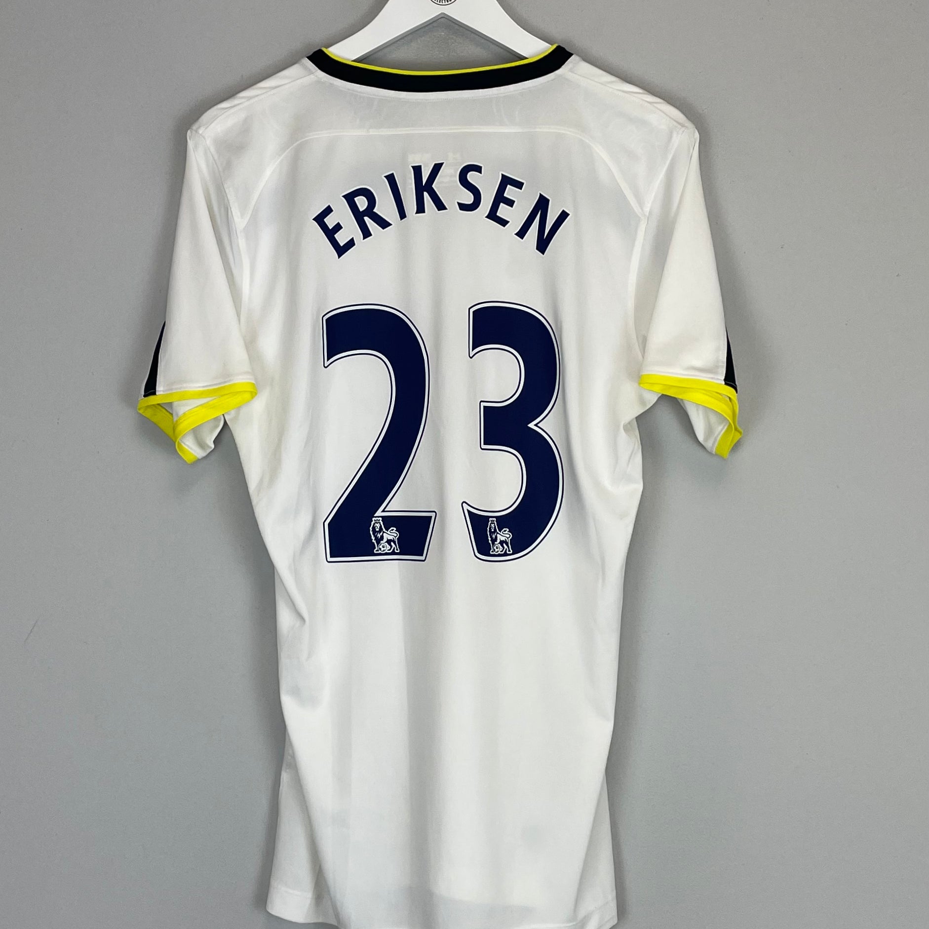 Shop 2014/15 TOTTENHAM ERIKSEN #23 HOME SHIRT (M) UNDER ARMOUR, classic football shirts, vintage football shirts & retro soccer jerseys at Cult Kits