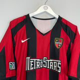 Shop 2005/06 NY/NJ MESTROSTARS HOME SHIRT (XL) NIKE, classic football shirts, vintage football shirts & retro soccer jerseys at Cult Kits