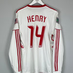 Shop 2010/11 NEW YORK RED BULLS HENRY #14 *PLAYER ISSUE* L/S HOME SHIRT (L) ADIDAS, classic football shirts, vintage football shirts & retro soccer jerseys at Cult Kits