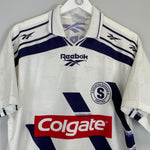 Shop 1997/98 DEPORTIVO SAPRISSA AWAY SHIRT (L) REEBOK, classic football shirts, vintage football shirts & retro soccer jerseys at Cult Kits