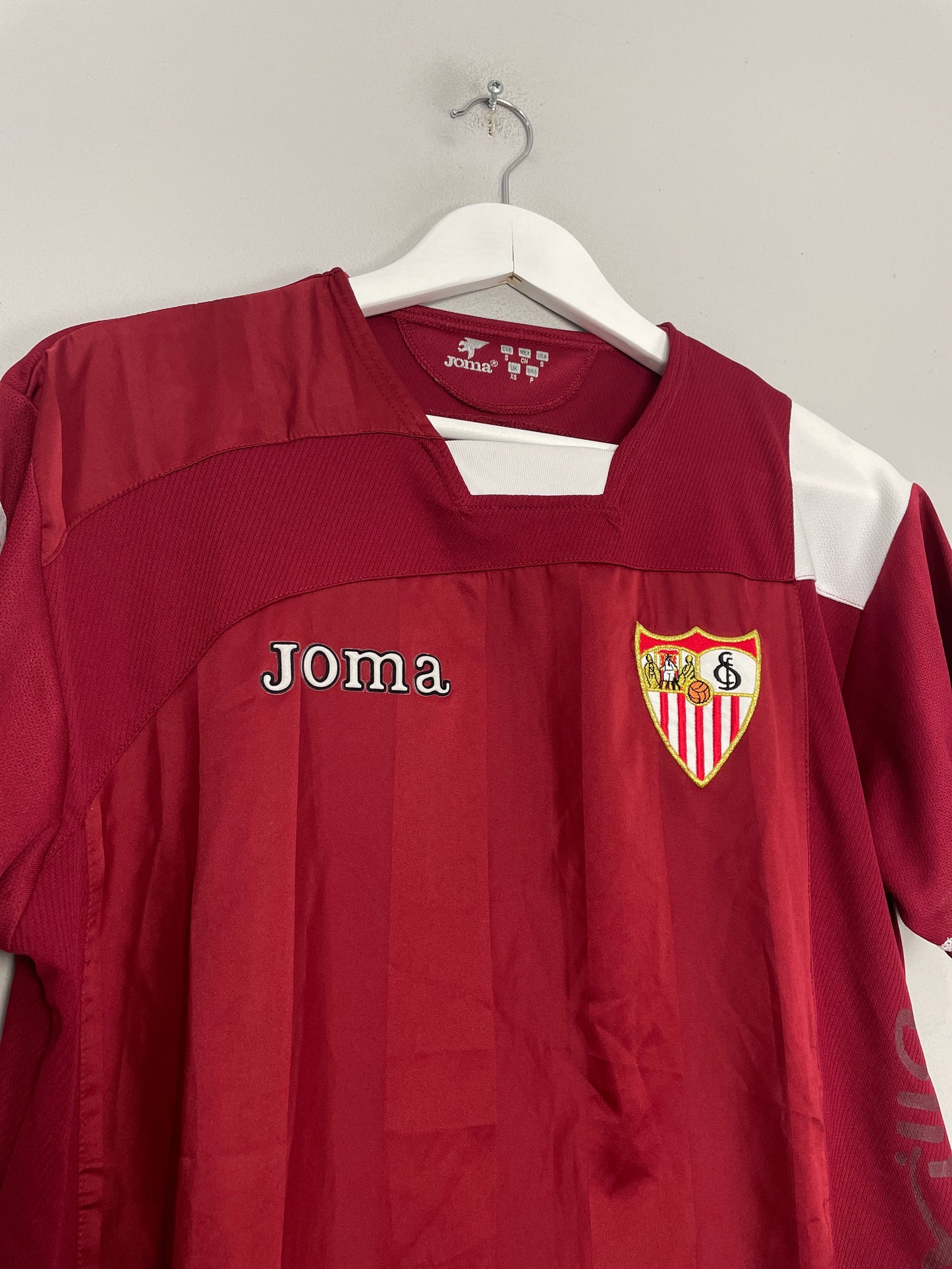 2007/08 SEVILLA AWAY SHIRT (XS) JOMA