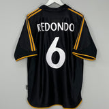 Shop 1999/01 REAL MADRID REDONDO #6 AWAY SHIRT (XL) ADIDAS, classic football shirts, vintage football shirts & retro soccer jerseys at Cult Kits