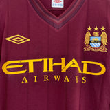 2012/13 MANCHESTER CITY KUN AGUERO #16 L/S AWAY SHIRT (M/L) UMBRO