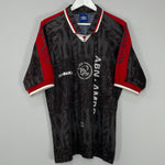Shop 1996/97 AJAX AWAY SHIRT (XL) UMBRO, classic football shirts, vintage football shirts & retro soccer jerseys at Cult Kits