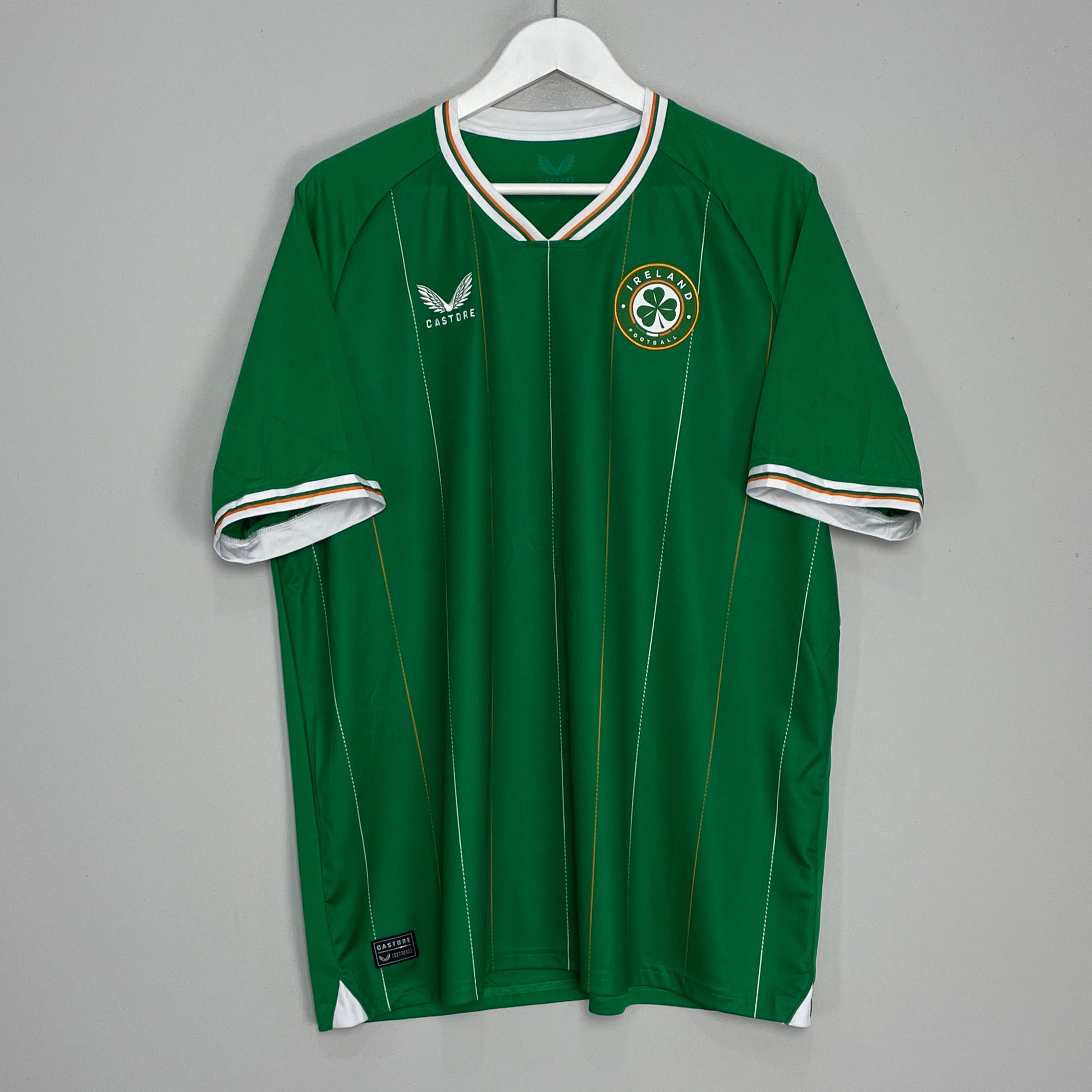 Shop 2023/24 IRELAND HOME SHIRT (XXL) CASTORE, classic football shirts, vintage football shirts & retro soccer jerseys at Cult Kits