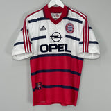 Shop 1998/00 BAYERN MUNICH AWAY SHIRT (M) ADIDAS, classic football shirts, vintage football shirts & retro soccer jerseys at Cult Kits