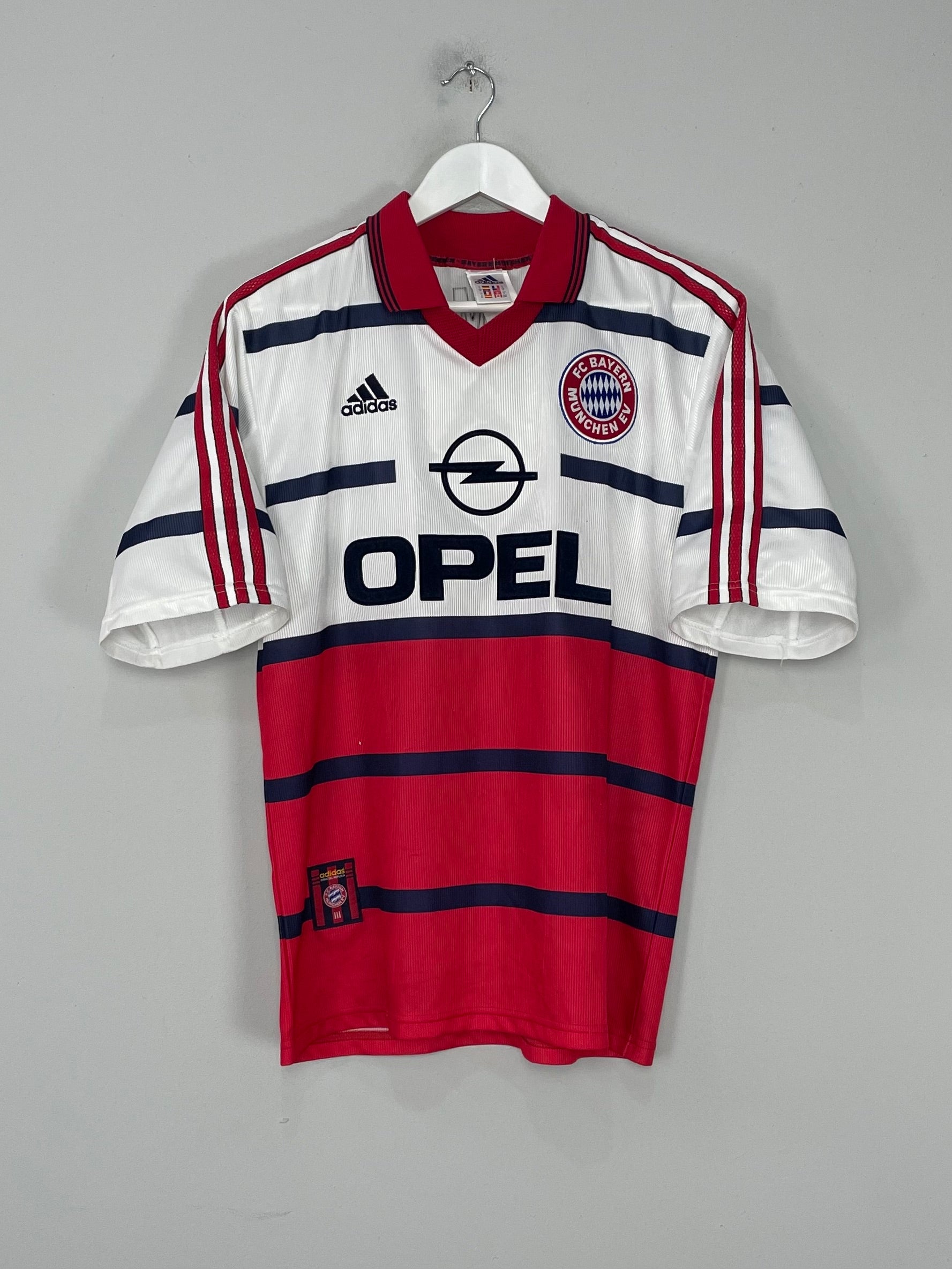 Shop 1998/00 BAYERN MUNICH AWAY SHIRT (M) ADIDAS, classic football shirts, vintage football shirts & retro soccer jerseys at Cult Kits