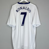 2008/10 MANCHESTER UNITED RONALDO #7 AWAY SHIRT (XXXL) NIKE