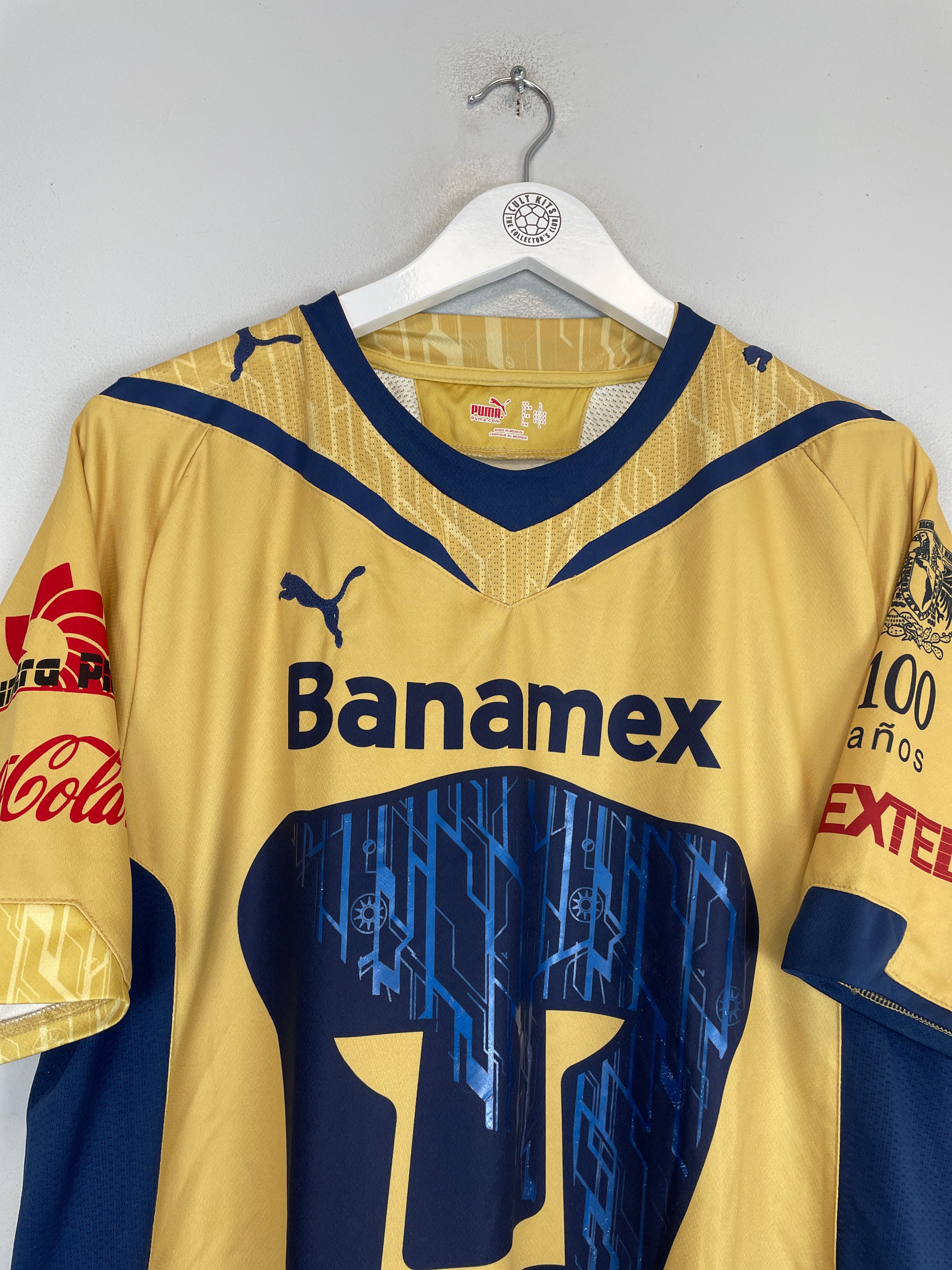 Shop 2009/10 UNAM PUMAS VERON #4 THIRD SHIRT (L) PUMA, classic football shirts, vintage football shirts & retro soccer jerseys at Cult Kits