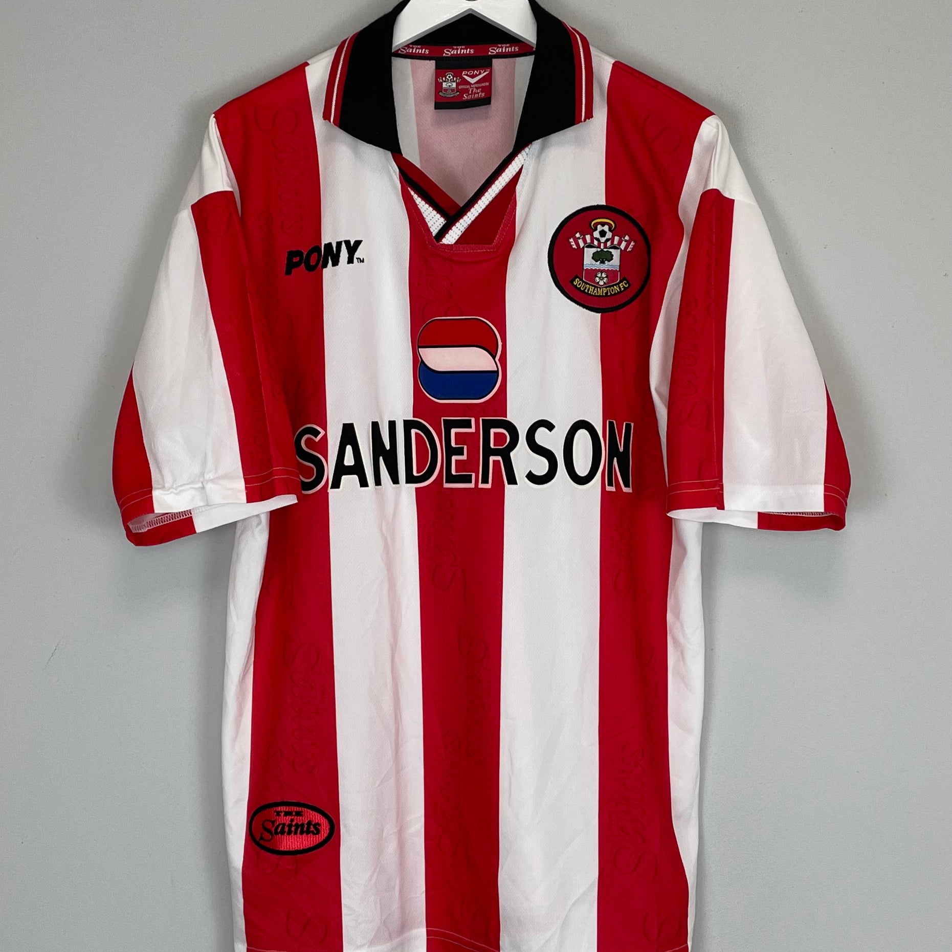 Shop 1997/99 SOUTHAMPTON *MINT* HOME SHIRT (M) PONY, classic football shirts, vintage football shirts & retro soccer jerseys at Cult Kits