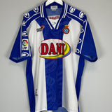 1999/00 ESPANYOL CORINO #6 *MATCH ISSUE* HOME SHIRT (L) JOHN SMITH