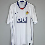 2008/09 MANCHESTER UNITED BERBATOV #9 AWAY SHIRT (XXL) NIKE