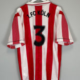 Shop 1995/96 FC KOLN #3 HOME SHIRT (XL) PUMA, classic football shirts, vintage football shirts & retro soccer jerseys at Cult Kits