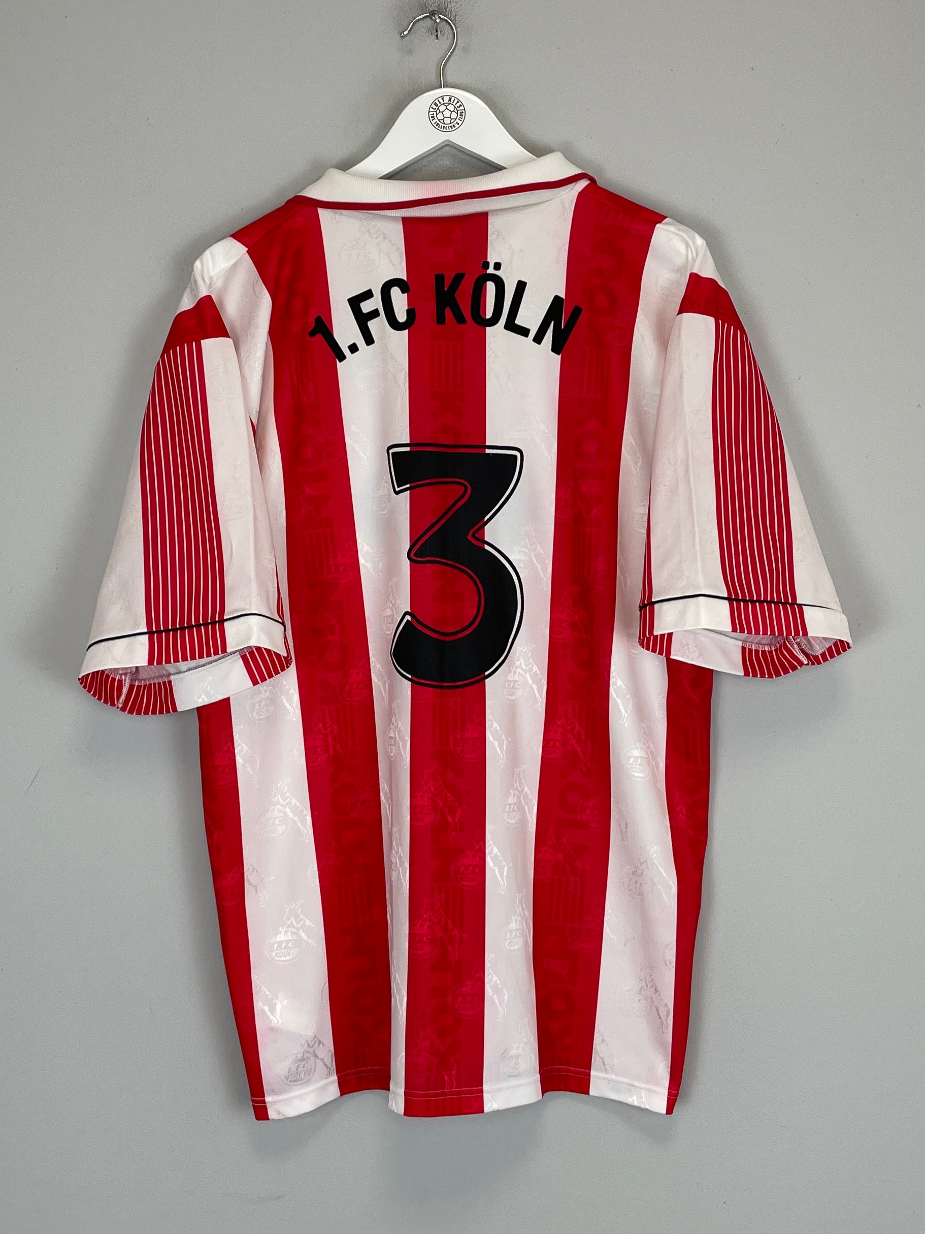Shop 1995/96 FC KOLN #3 HOME SHIRT (XL) PUMA, classic football shirts, vintage football shirts & retro soccer jerseys at Cult Kits