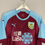 Shop 2018/19 BURNLEY CHAMBERS #3 HOME SHIRT (XL) PUMA, classic football shirts, vintage football shirts & retro soccer jerseys at Cult Kits