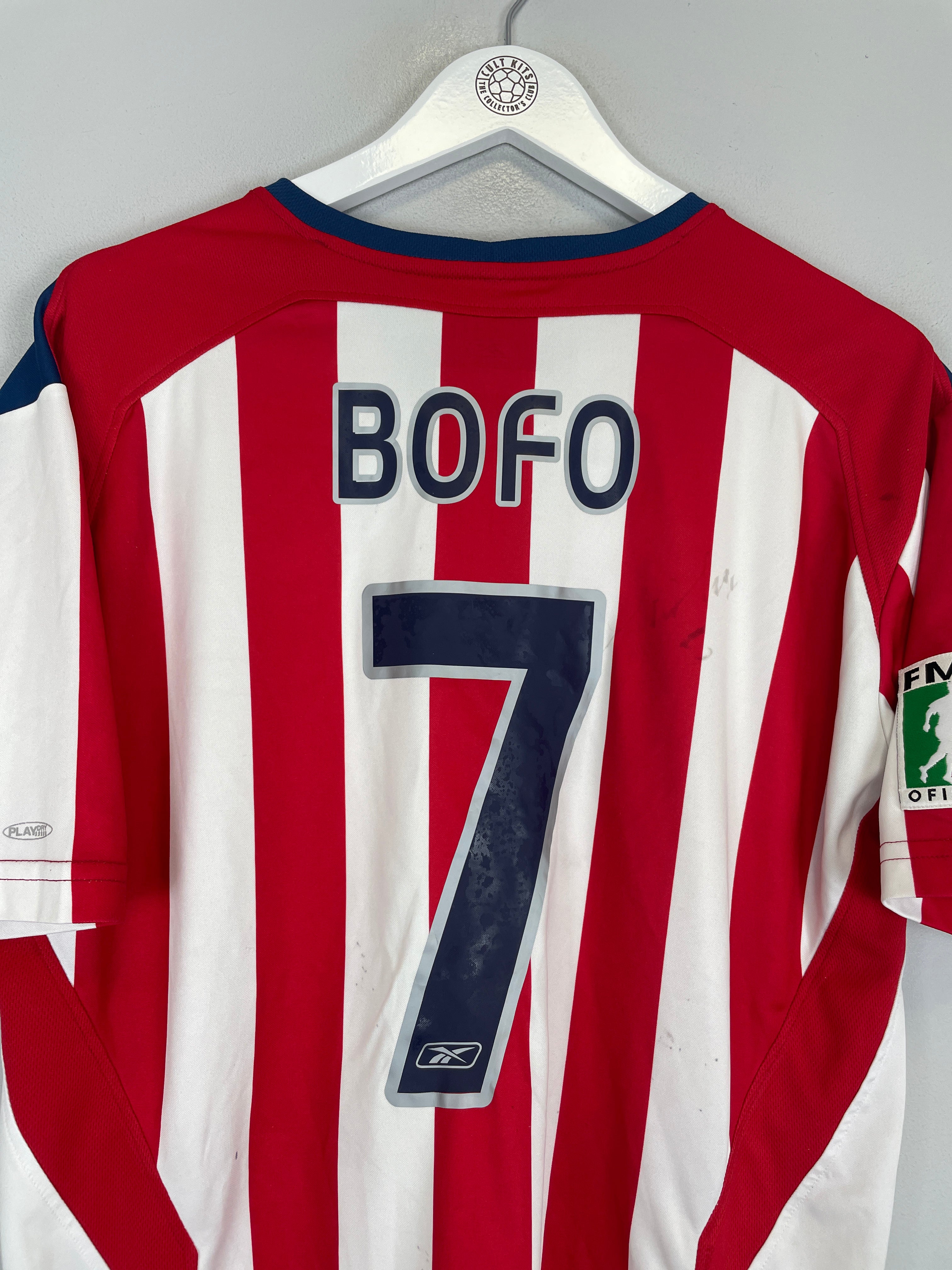 Shop 2004/05 CHIVAS GUADALAJARA BOFO #7 HOME SHIRT (M) REEBOK, classic football shirts, vintage football shirts & retro soccer jerseys at Cult Kits