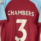 Shop 2018/19 BURNLEY CHAMBERS #3 HOME SHIRT (XL) PUMA, classic football shirts, vintage football shirts & retro soccer jerseys at Cult Kits