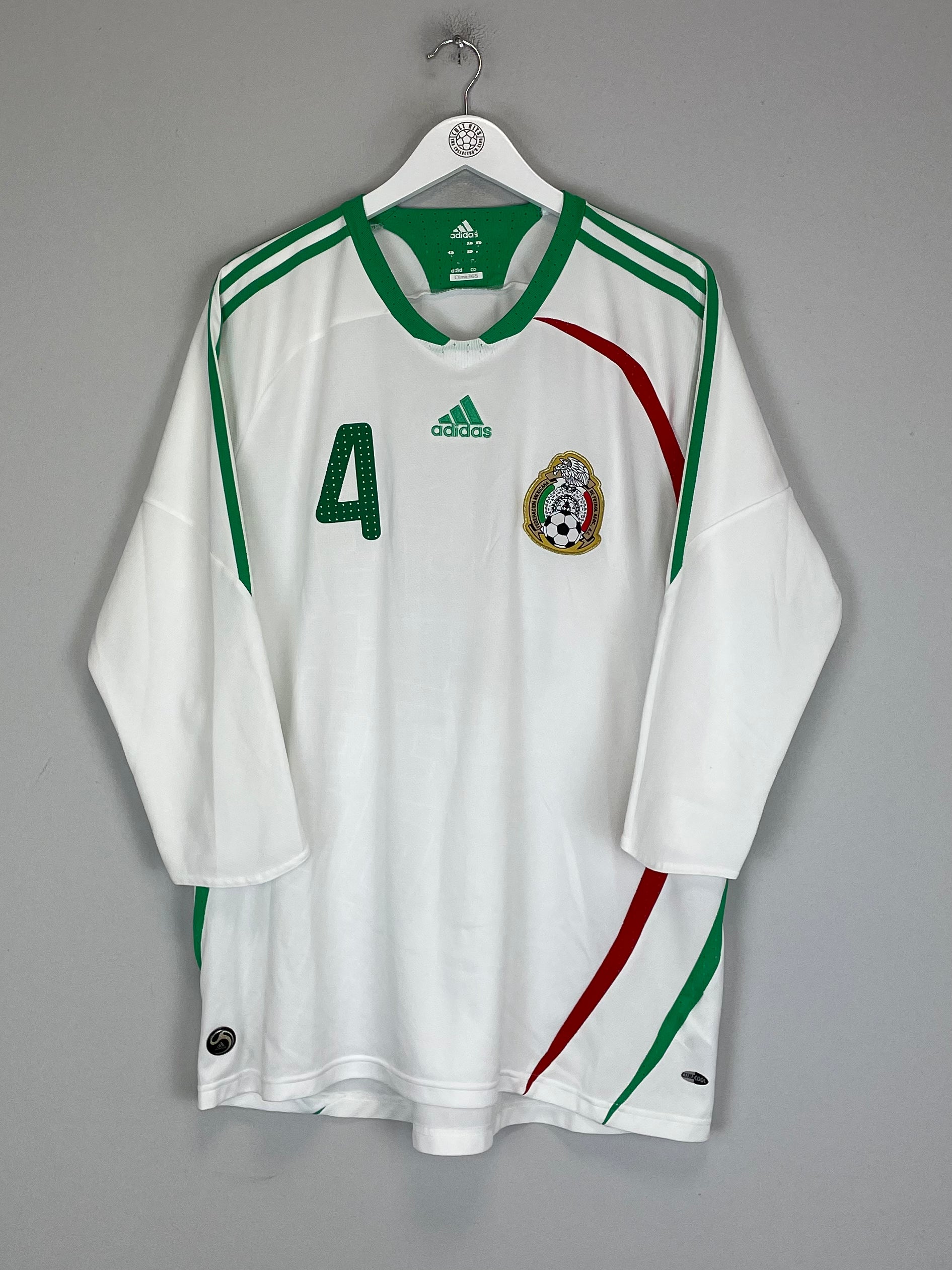 Buy 2008/09 MEXICO R.MARQUEZ 4 AWAY SHIRT (XL) ADIDAS ~ Free worldwide shipping available ~ Authentic Vintage Football Shirts from Cult Kits