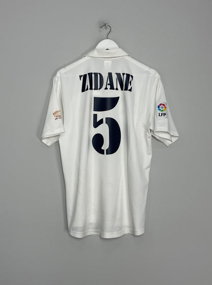 2002/03 REAL MADRID ZIDANE #5 HOME SHIRT (M) ADIDAS