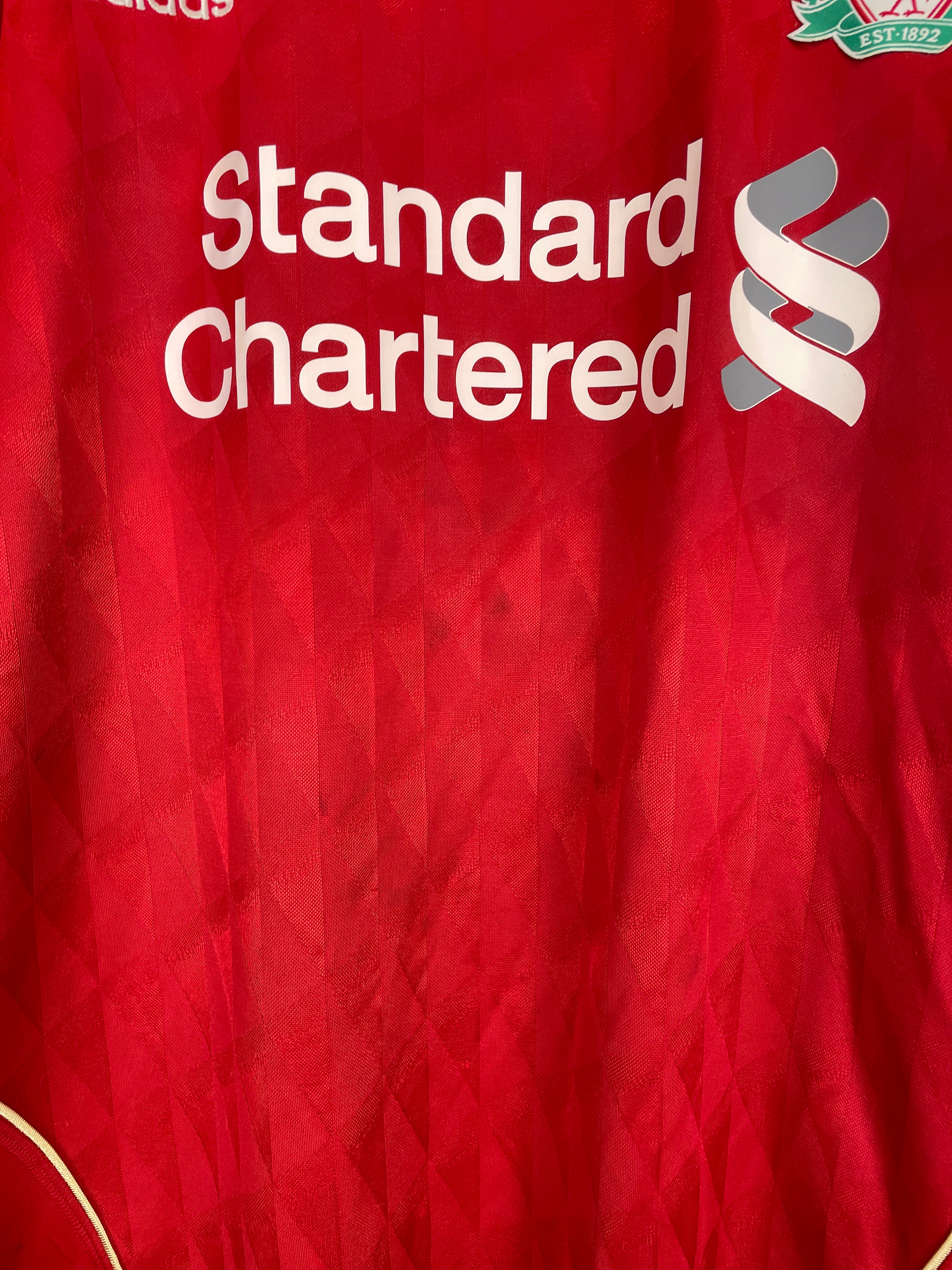 Shop 2011/12 LIVERPOOL GERRARD #8 HOME SHIRT (XL) ADIDAS, classic football shirts, vintage football shirts & retro soccer jerseys at Cult Kits