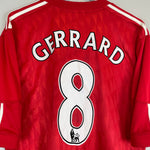 Shop 2011/12 LIVERPOOL GERRARD #8 HOME SHIRT (XL) ADIDAS, classic football shirts, vintage football shirts & retro soccer jerseys at Cult Kits