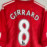 Shop 2011/12 LIVERPOOL GERRARD #8 HOME SHIRT (XL) ADIDAS, classic football shirts, vintage football shirts & retro soccer jerseys at Cult Kits