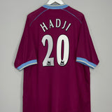 2001/02 ASTON VILLA HADJI #21 HOME SHIRT (XXL) DIADORA