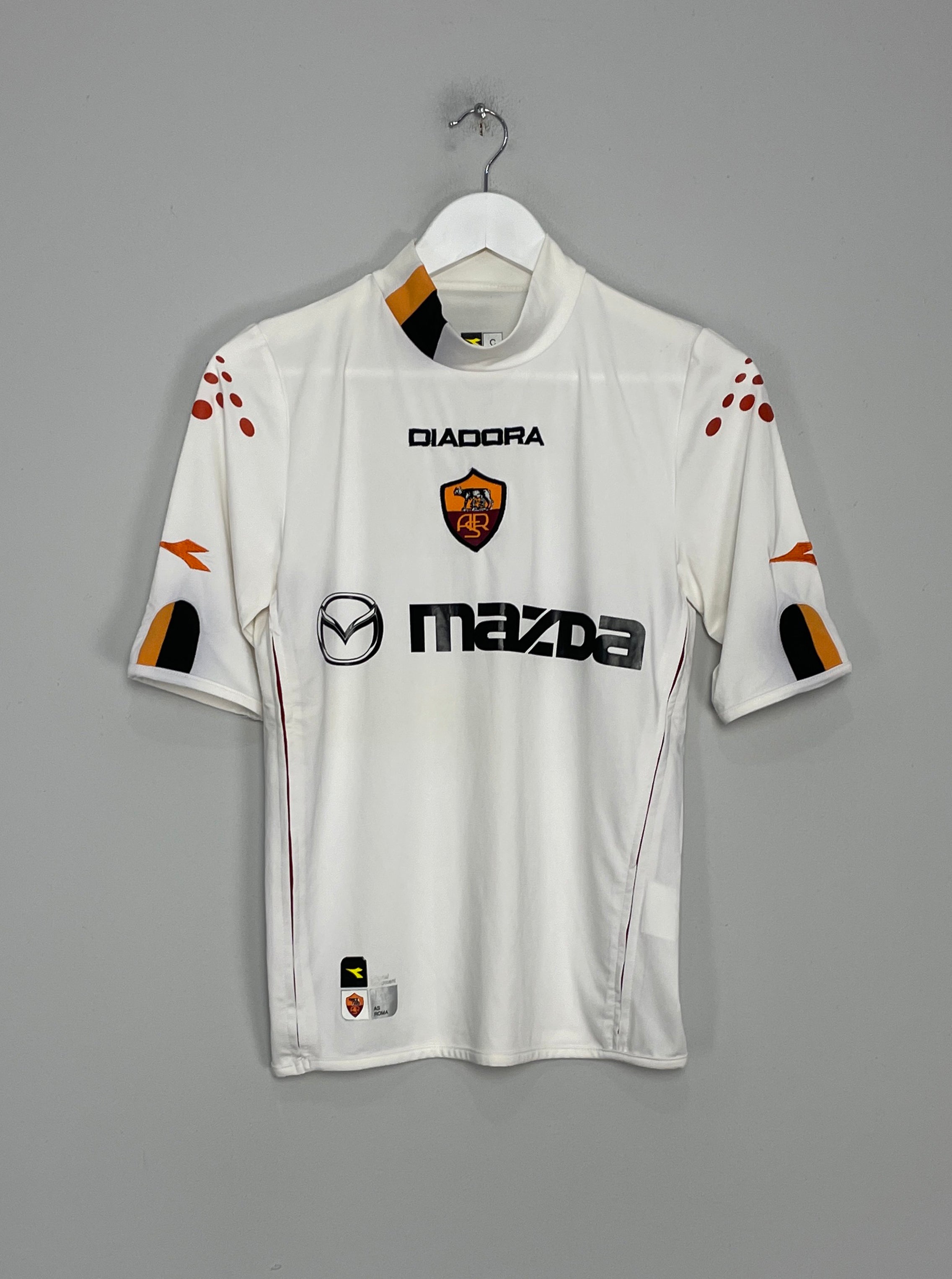 Shop 2003/04 ROMA TOTTI #10 AWAY SHIRT (S) DIADORA, classic football shirts, vintage football shirts & retro soccer jerseys at Cult Kits