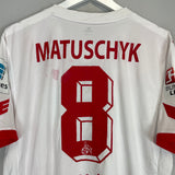 2014/15 FC KOLN MATUSCHYK #8 *MATCH ISSUED + SIGNED* HOME SHIRT (XL) ERIMA