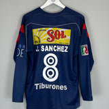 2005/06 TIBURONES ROJOS J.SANCHEZ #8 L/S AWAY SHIRT (M) JOMA