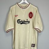 1996/97 LIVERPOOL AWAY SHIRT (XL) REEBOK