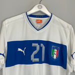 Shop 2012/13 ITALY PIRLO #21 AWAY SHIRT (XL) PUMA, classic football shirts, vintage football shirts & retro soccer jerseys at Cult Kits