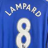 2010/11 CHELSEA LAMPARD #8 L/S HOME SHIRT (M) ADIDAS