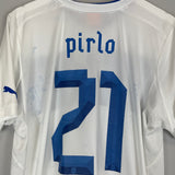 Shop 2012/13 ITALY PIRLO #21 AWAY SHIRT (XL) PUMA, classic football shirts, vintage football shirts & retro soccer jerseys at Cult Kits