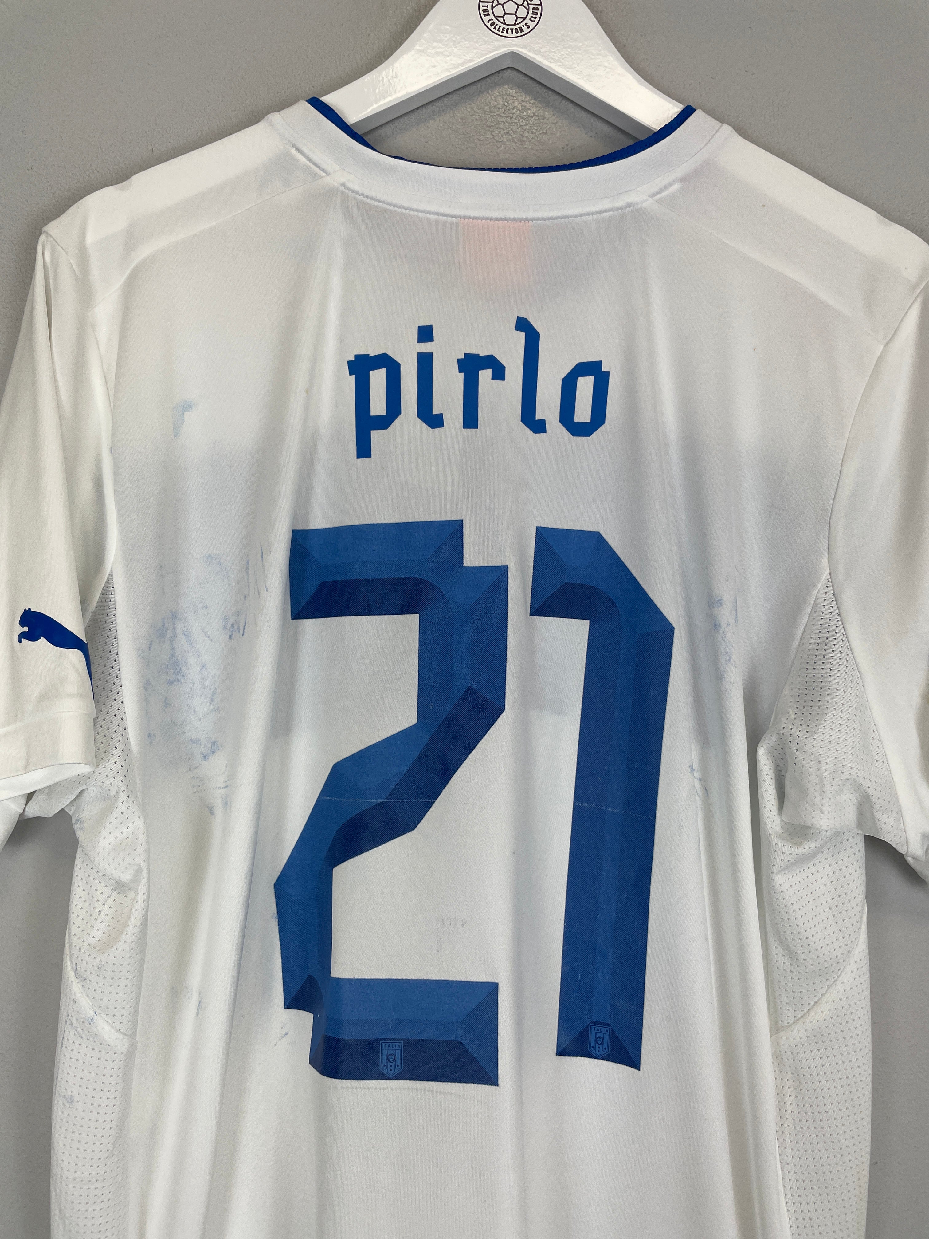 Shop 2012/13 ITALY PIRLO #21 AWAY SHIRT (XL) PUMA, classic football shirts, vintage football shirts & retro soccer jerseys at Cult Kits