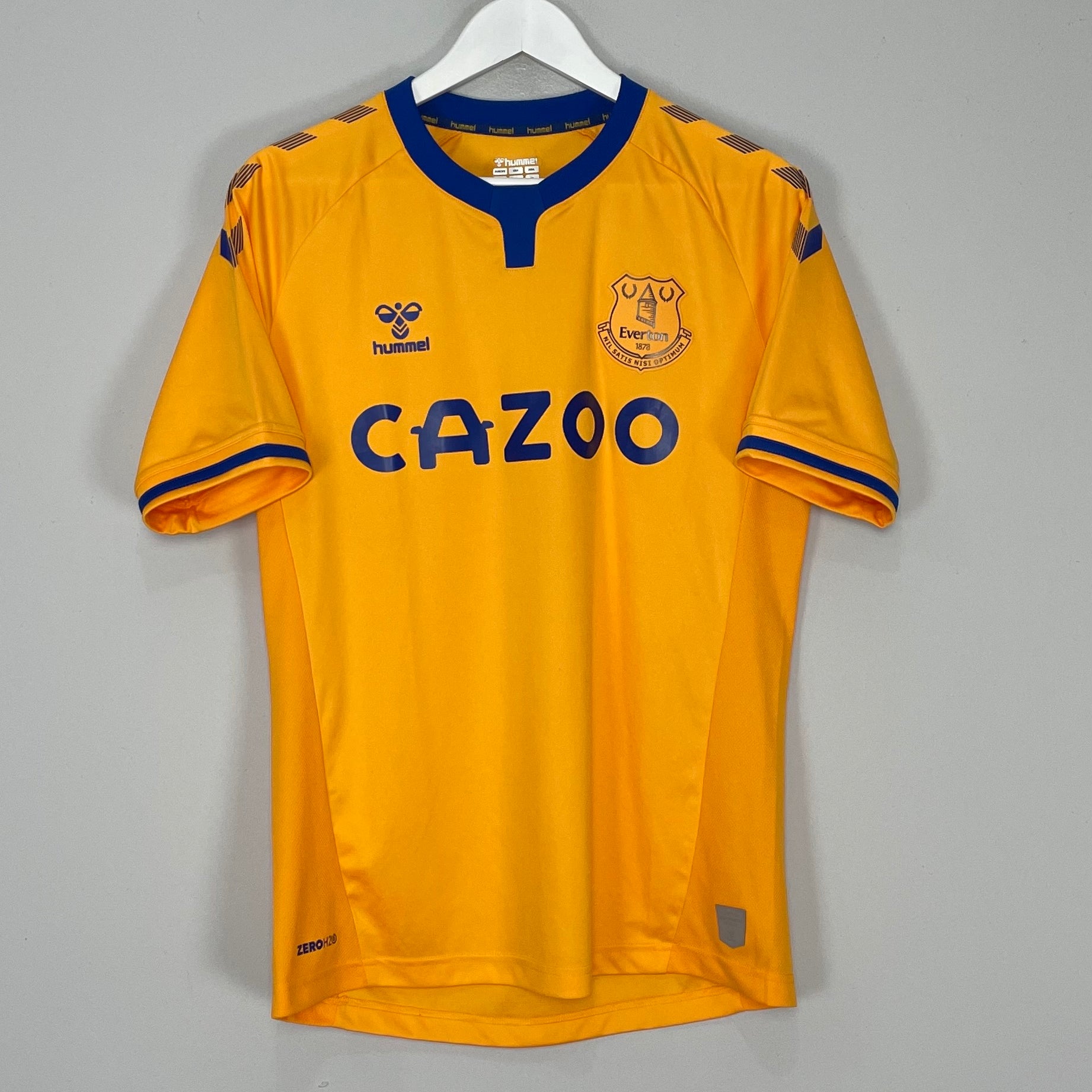Shop 2020/21 EVERTON AWAY SHIRT (L) HUMMEL, classic football shirts, vintage football shirts & retro soccer jerseys at Cult Kits