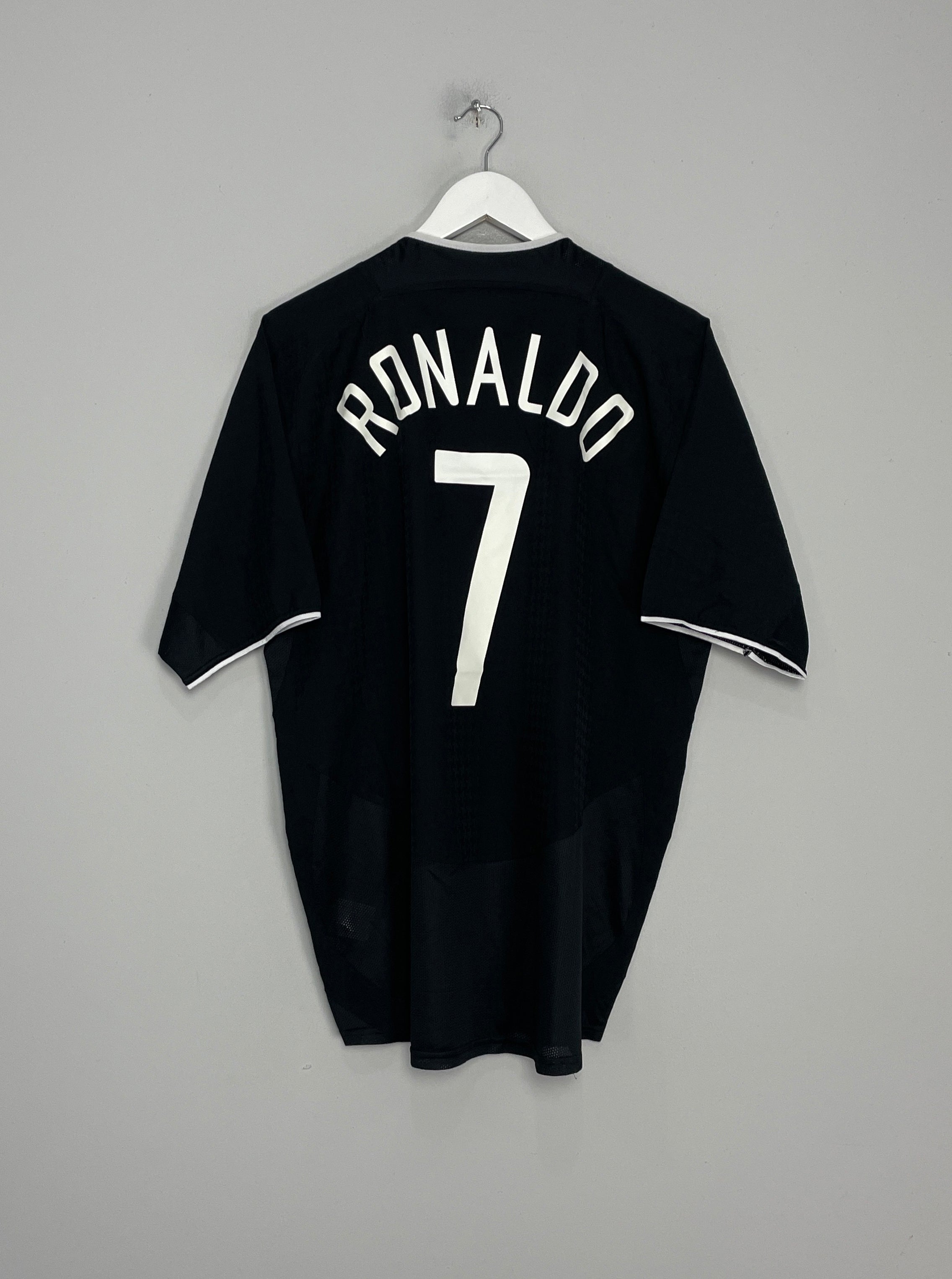 Shop 2003/05 MANCHESTER UNITED RONALDO #7 AWAY SHIRT (L) NIKE, classic football shirts, vintage football shirts & retro soccer jerseys at Cult Kits