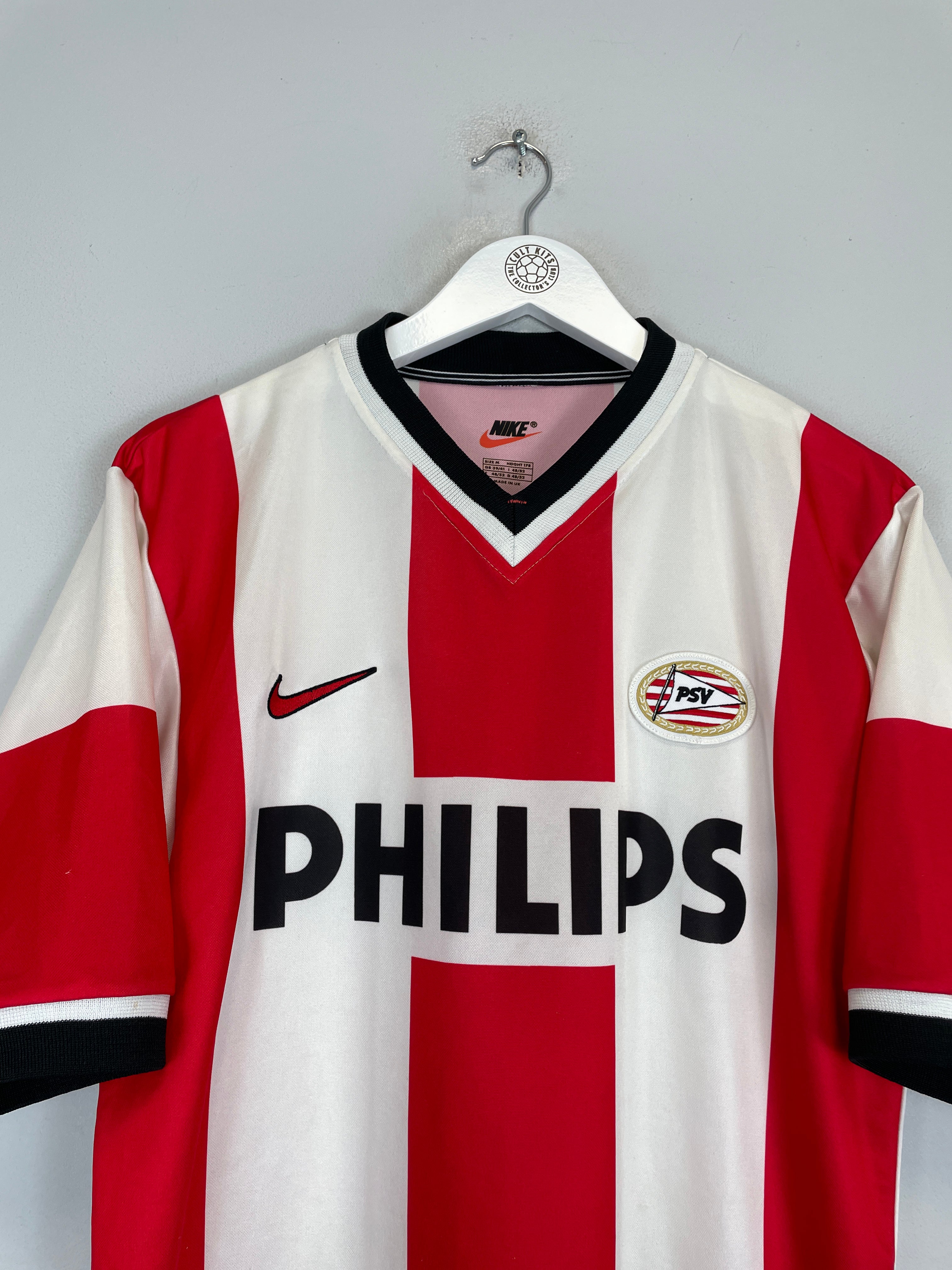 Shop 1998/00 PSV HOME SHIRT (M) NIKE, classic football shirts, vintage football shirts & retro soccer jerseys at Cult Kits